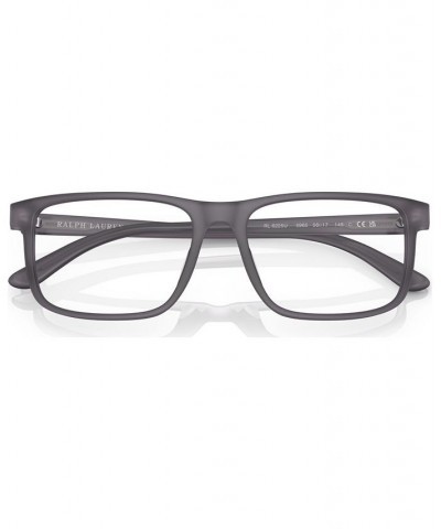 Men's Rectangle Eyeglasses RL6225U56-O Shiny Black $21.00 Mens