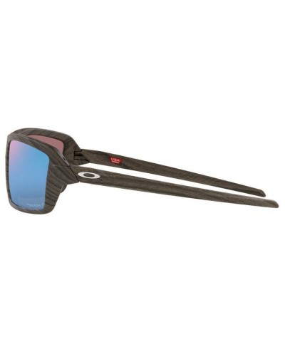 Men's Polarized Sunglasses OO9129 Cables 63 Woodgrain $30.40 Mens