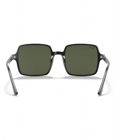 SQUARE II Sunglasses RB1973 53 BLACK/GREEN $19.14 Unisex