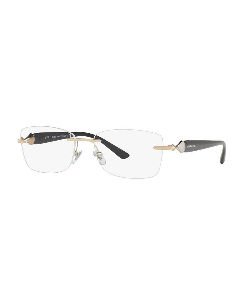 BV2190B Women's Rectangle Eyeglasses Pink Gold $71.91 Womens