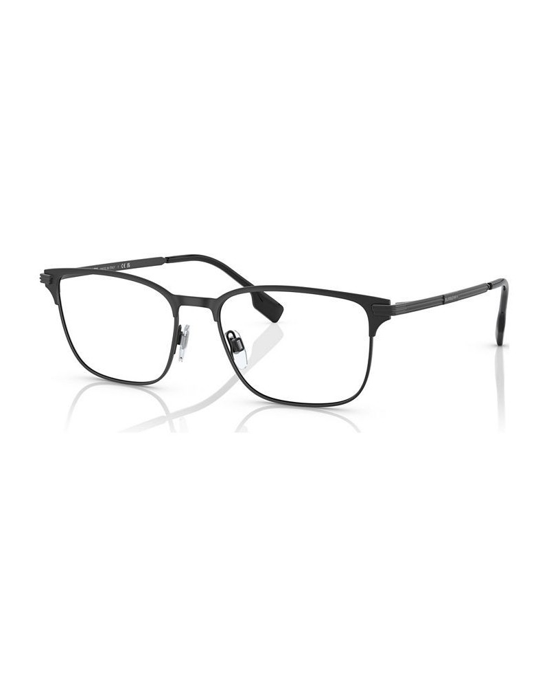 Men's Rectangle Eyeglasses BE137257-O Black $46.88 Mens