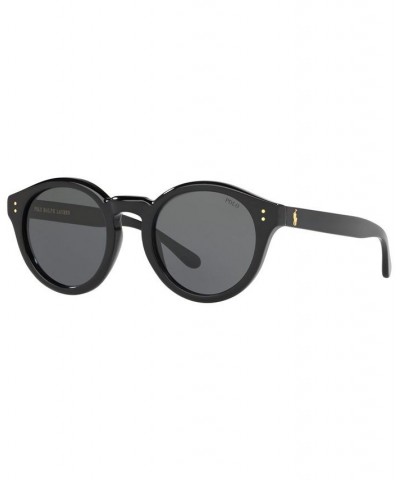 Women's Sunglasses PH414949-X 49 Shiny Black $23.27 Womens