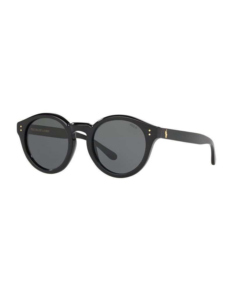 Women's Sunglasses PH414949-X 49 Shiny Black $23.27 Womens