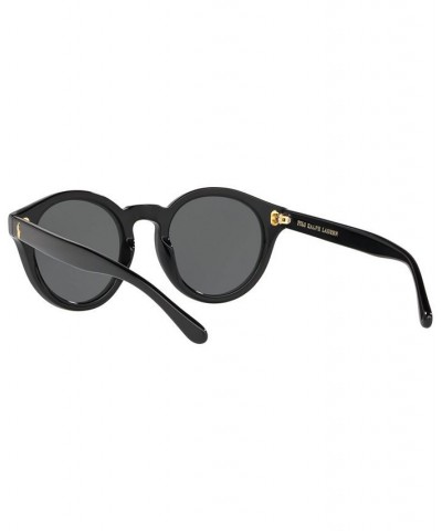 Women's Sunglasses PH414949-X 49 Shiny Black $23.27 Womens