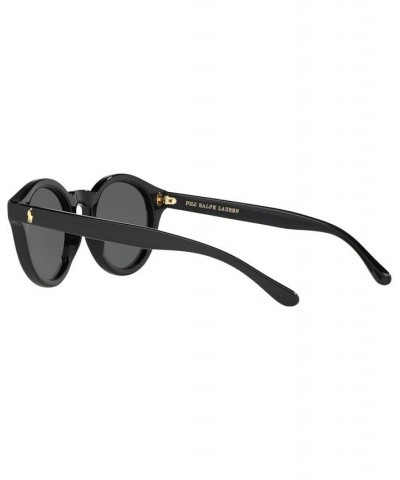 Women's Sunglasses PH414949-X 49 Shiny Black $23.27 Womens