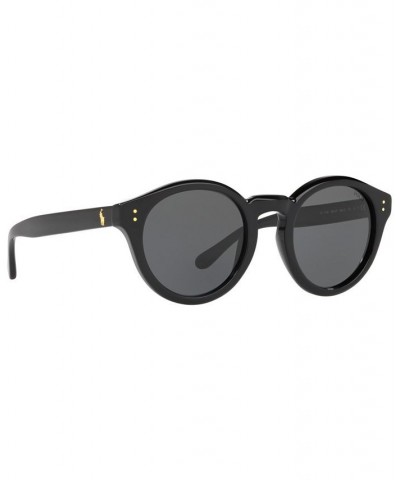 Women's Sunglasses PH414949-X 49 Shiny Black $23.27 Womens