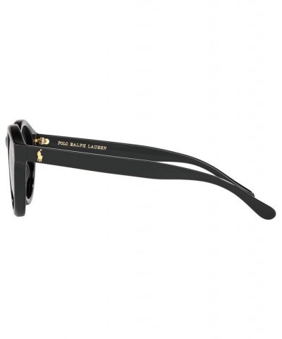 Women's Sunglasses PH414949-X 49 Shiny Black $23.27 Womens