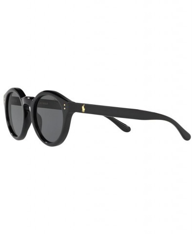 Women's Sunglasses PH414949-X 49 Shiny Black $23.27 Womens