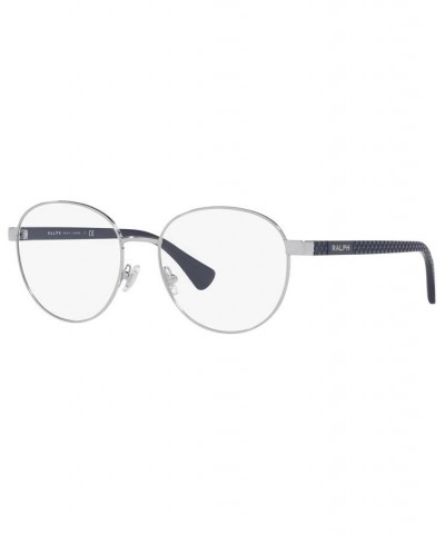 RA6050 Women's Round Eyeglasses Shiny Silver Tone $22.60 Womens