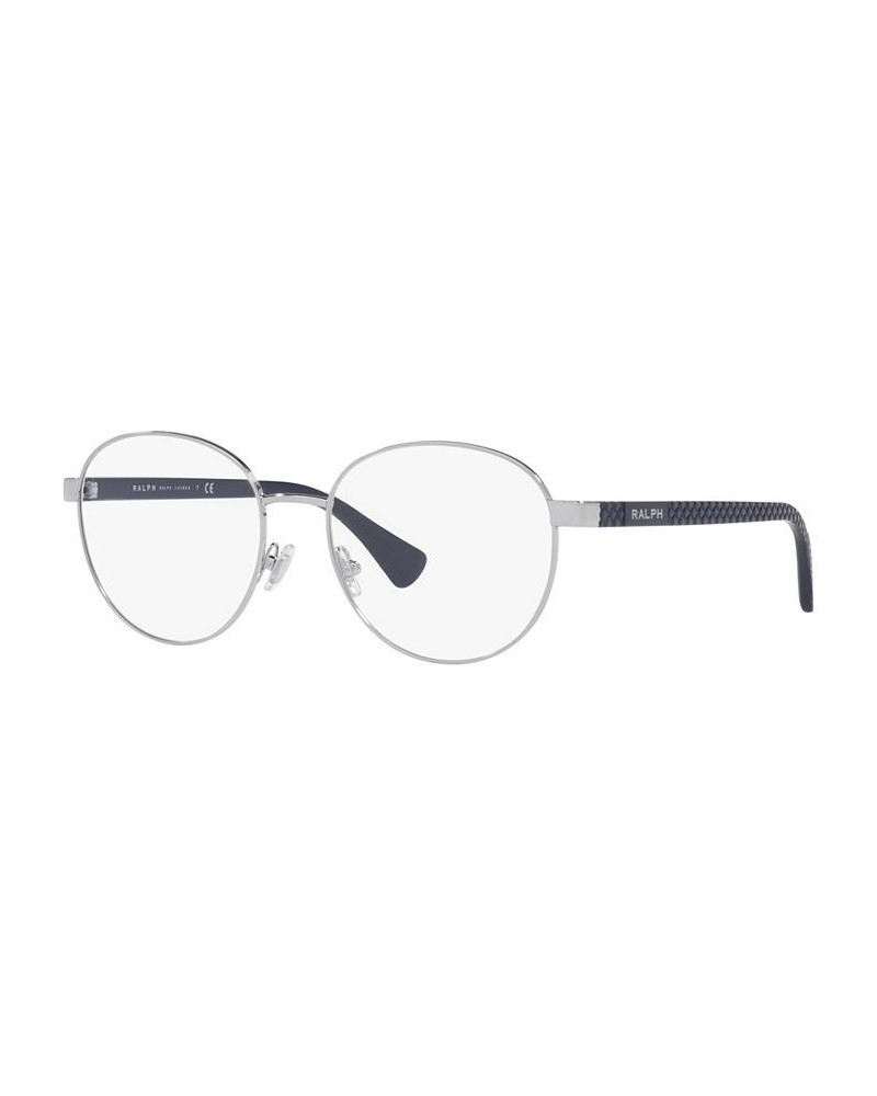 RA6050 Women's Round Eyeglasses Shiny Silver Tone $22.60 Womens