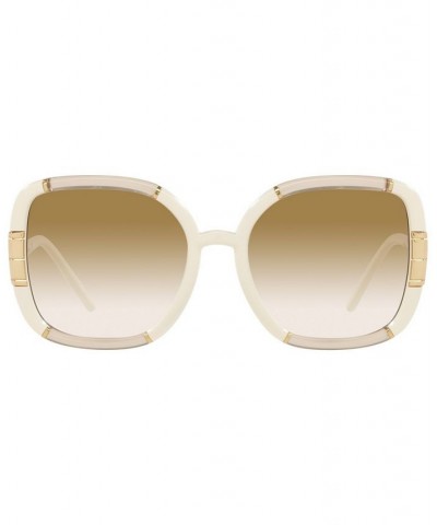 Women's Sunglasses TY9071U 57 Transparent Beige/Ivory $27.86 Womens