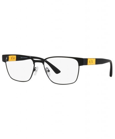 AX1052 Men's Rectangle Eyeglasses Matte Gunmetal $33.75 Mens