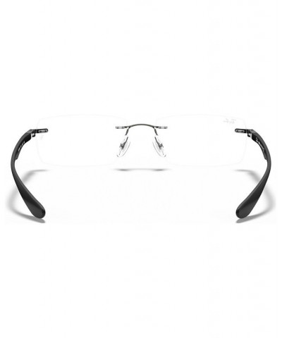 RX8724 Unisex Rectangle Eyeglasses Dark Grey $31.92 Unisex