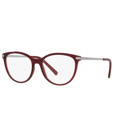 Women's Cat Eye Eyeglasses AX3078 Burgundy $17.50 Womens