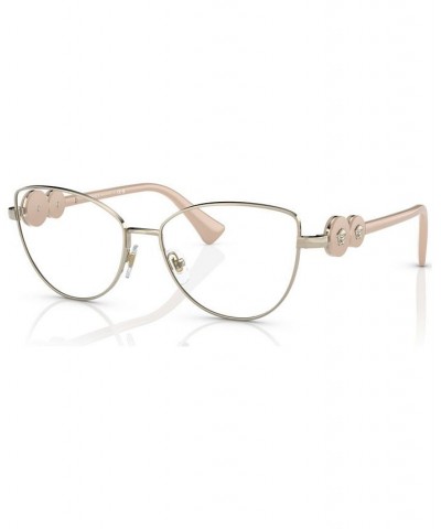 Women's Cat Eye Eyeglasses VE128455-O Light Gold-Tone $77.50 Womens