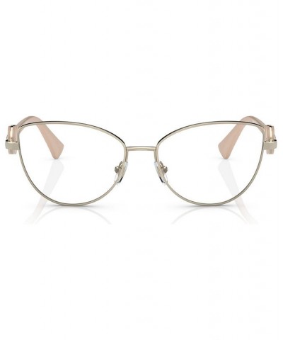 Women's Cat Eye Eyeglasses VE128455-O Light Gold-Tone $77.50 Womens