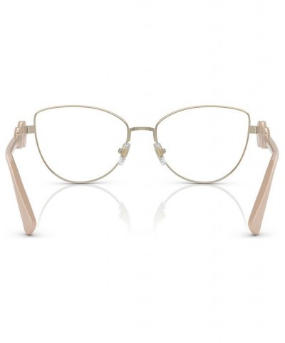 Women's Cat Eye Eyeglasses VE128455-O Light Gold-Tone $77.50 Womens