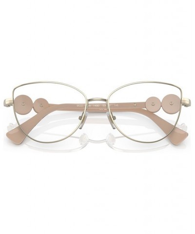 Women's Cat Eye Eyeglasses VE128455-O Light Gold-Tone $77.50 Womens