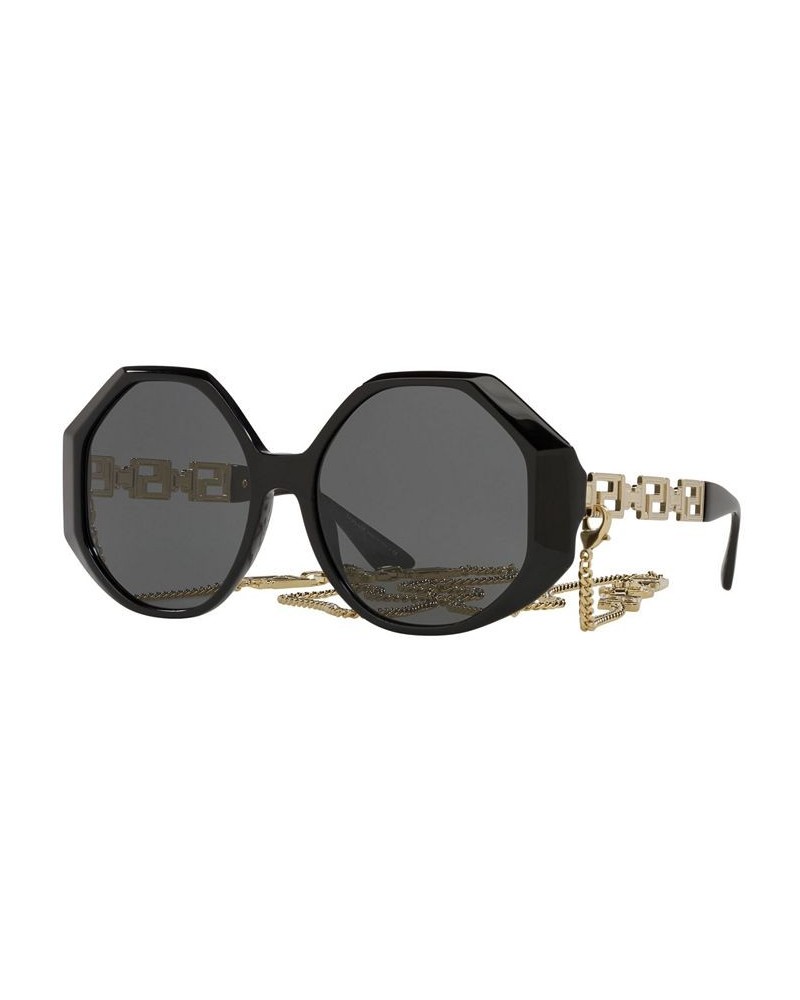 Women's Sunglasses VE4395 59 BLACK/DARK GREY $66.00 Womens