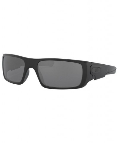 Men's Rectangle Sunglasses OO9239 60 Crankshaft Black $12.12 Mens