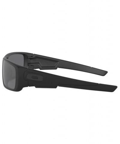 Men's Rectangle Sunglasses OO9239 60 Crankshaft Black $12.12 Mens