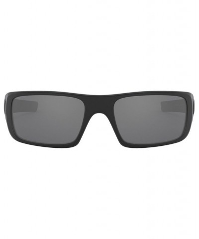 Men's Rectangle Sunglasses OO9239 60 Crankshaft Black $12.12 Mens