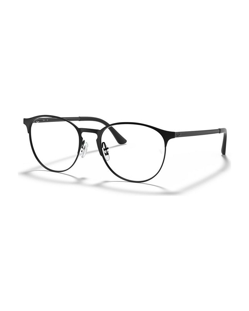 RX6375 Unisex Round Eyeglasses Matte Blk $34.86 Unisex
