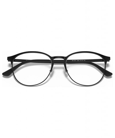 RX6375 Unisex Round Eyeglasses Matte Blk $34.86 Unisex