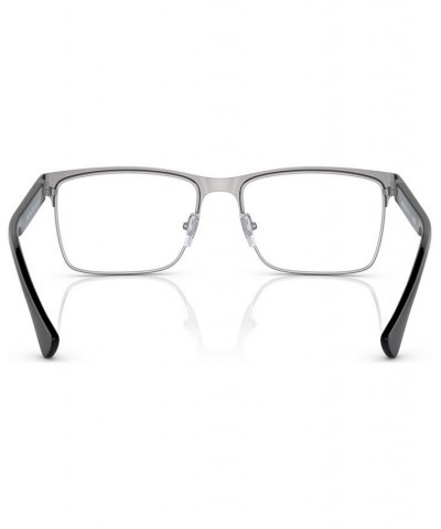 Men's Rectangle Eyeglasses VE128556-O Brushed Gunmetal $27.00 Mens