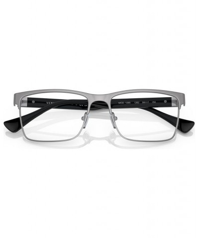 Men's Rectangle Eyeglasses VE128556-O Brushed Gunmetal $27.00 Mens