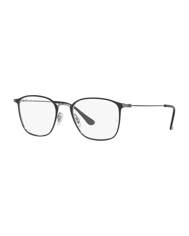 RB6466 Unisex Square Eyeglasses Gunmetal $47.75 Unisex