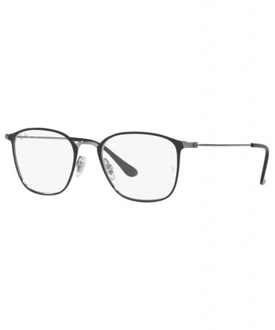 RB6466 Unisex Square Eyeglasses Gunmetal $47.75 Unisex