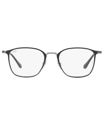 RB6466 Unisex Square Eyeglasses Gunmetal $47.75 Unisex