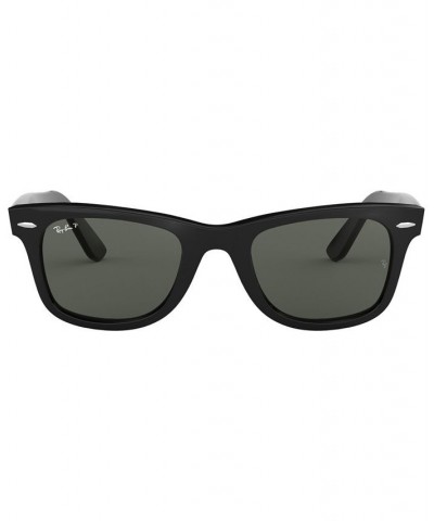 Unisex Polarized Low Bridge Fit Sunglasses RB2140F ORIGINAL WAYFARER CLASSIC 54 Black $63.90 Unisex