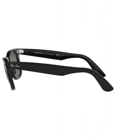 Unisex Polarized Low Bridge Fit Sunglasses RB2140F ORIGINAL WAYFARER CLASSIC 54 Black $63.90 Unisex