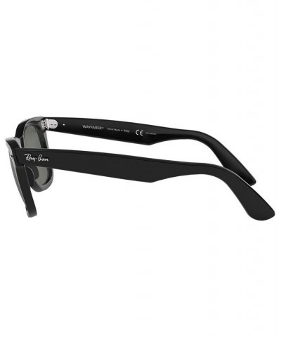 Unisex Polarized Low Bridge Fit Sunglasses RB2140F ORIGINAL WAYFARER CLASSIC 54 Black $63.90 Unisex