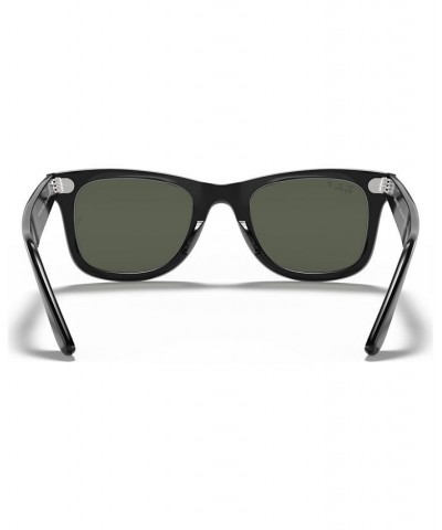 Unisex Polarized Low Bridge Fit Sunglasses RB2140F ORIGINAL WAYFARER CLASSIC 54 Black $63.90 Unisex