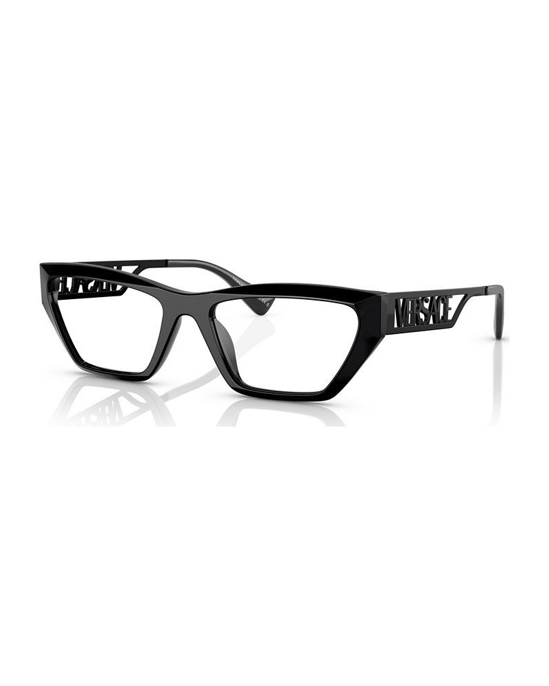 Women's Irregular Eyeglasses VE3327U53-X Black $36.79 Womens