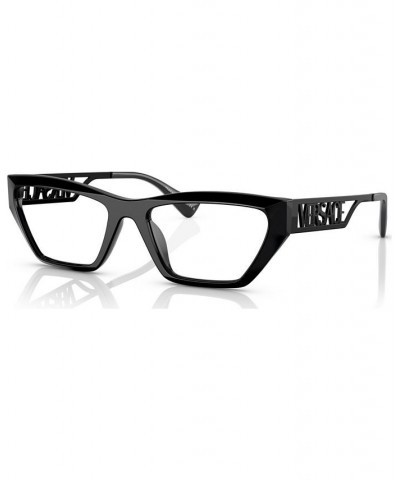 Women's Irregular Eyeglasses VE3327U53-X Black $36.79 Womens