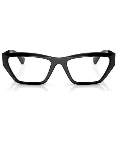 Women's Irregular Eyeglasses VE3327U53-X Black $36.79 Womens