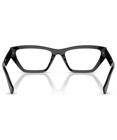 Women's Irregular Eyeglasses VE3327U53-X Black $36.79 Womens