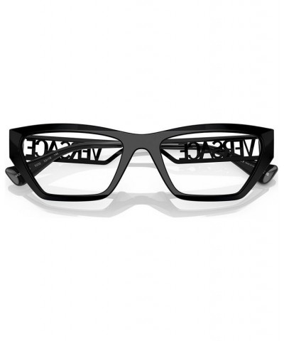 Women's Irregular Eyeglasses VE3327U53-X Black $36.79 Womens