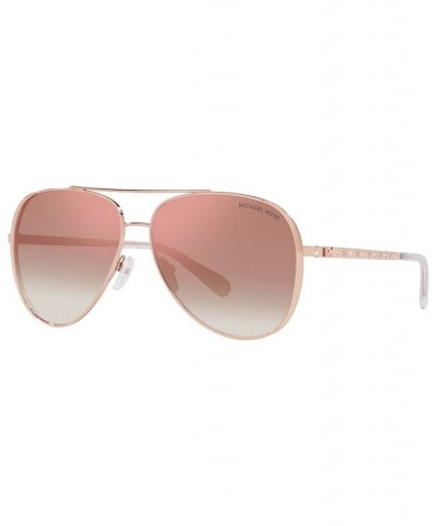 Women's Sunglasses MK1101B 60 Rose Gold-Tone $45.75 Womens