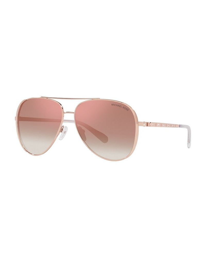Women's Sunglasses MK1101B 60 Rose Gold-Tone $45.75 Womens