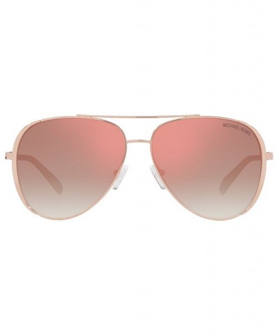 Women's Sunglasses MK1101B 60 Rose Gold-Tone $45.75 Womens