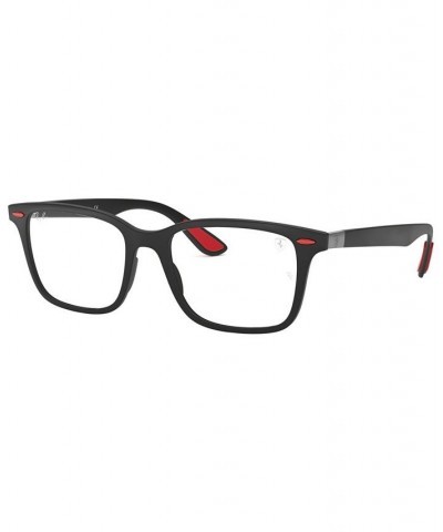 Scuderia Ferrari RX7144M Men's Square Eyeglasses Matte Red $65.78 Mens