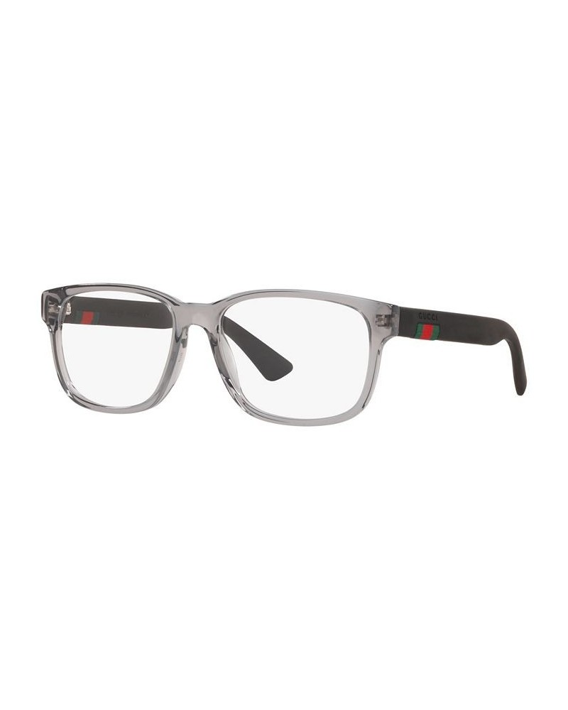 Gc001085 Men's Rectangle Eyeglasses Gray $104.40 Mens