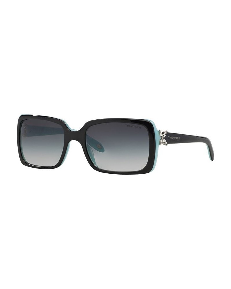 Women's Sunglasses 55 Black on Tiffany Blue $115.80 Womens