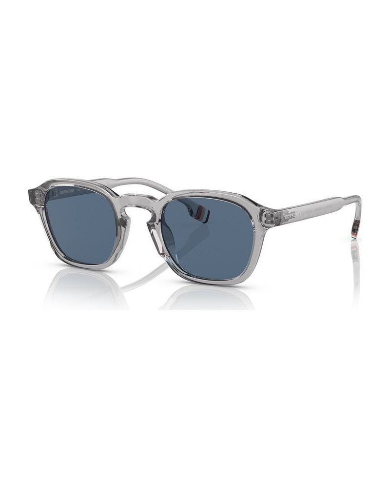 Men's Percy Sunglasses BE4378U49-X Gray $58.42 Mens