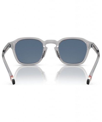 Men's Percy Sunglasses BE4378U49-X Gray $58.42 Mens